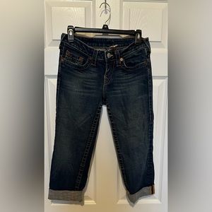 True Religion cropped jeans